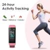 threesheep Fitness Tracker for Men and Women,Fitness Watch Waterproof with Activity Tracker and Sleep Monitor,Smart Watch for Android and iOS Phones (Pinkcolor view 2