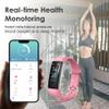 threesheep Fitness Tracker for Men and Women,Fitness Watch Waterproof with Activity Tracker and Sleep Monitor,Smart Watch for Android and iOS Phones (Pinkcolor view 4