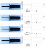 EAS1SOOPE Weight Stack Extender Pin to Add Extra Weights for Functional Trainer Cable Machine, Added Weights for Weight Stack Machine, Insert Barbell End view 2