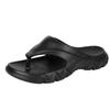Eliogn Men's EVA Sports Flip Flop Comfort Orthopedic Sandals with Plantar Fasciitis Arch Support Lightweight for Indoor Outdoor Summer Shower Black 45 view 1