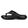 Eliogn Men's EVA Sports Flip Flop Comfort Orthopedic Sandals with Plantar Fasciitis Arch Support Lightweight for Indoor Outdoor Summer Shower Black 45 view 2