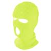 TopTie 3 Hole Balaclava, Double Knitted Windproof Breathable Balaclava for Men Women Knit Hat-Neon Yellow view 1