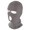 TopTie 3 Hole Balaclava, Double Knitted Windproof Breathable Balaclava for Men Women Knit Hat-Grey view 1
