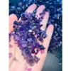 1/2 Pound Grade A++ Amethyst Semi Tumbled Gemstone Mini Chips 5 -11 m, Wholesale view 3