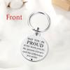 ABNTY Coworker Gifts, Teacher Appreciation Gifts, Thank You Keychain, Leaving Going Away Farewell Good Bye Retirement Gifts for Women Men Female Male Inspirational view 2