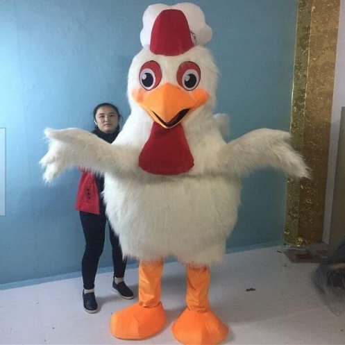 FurryWu Studio New Rooster Mascot Bird Mascot Costume Adult Size Mascotte Mascota Carnival Party Cosply Costume Fancy Dress Suit