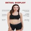 POSESHE Women's Boxer Briefs 6" Inseam, Ultra-soft MicroModal Boyshorts Underwear, All Black,1X view 4