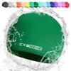 CybGene Silicone Swim Cap, Unisex Swimming Cap for Women and Men, Bathing Cap Ideal for Short Medium Long Hair-Dark Green view 1
