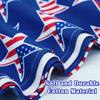 American Flag Dog Bandanas, 4th of July Dog Bandanas, 4 Pack Triangle Pet Scarfs, Holiday Pet Bandana for Small Medium Large Dogs Cats Pets view 4