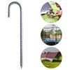 DOITOOL Heavy Duty Ground Anchor Stakes Tent Stakes for Trampolines Swing and Fences Chisel Point Design for Deep Sinking Wind Resistant and Sturdy Stability view 2