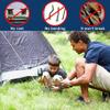 DOITOOL Heavy Duty Ground Anchor Stakes Tent Stakes for Trampolines Swing and Fences Chisel Point Design for Deep Sinking Wind Resistant and Sturdy Stability view 4