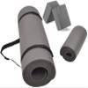 Fitvids All Purpose 1/2-Inch Extra Thick High Density Anti-Tear Exercise Yoga Mat and Knee Pad with Carrying Strap and Yoga Blocks, Gray view 1