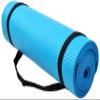 Fitvids All Purpose 1/2-Inch Extra Thick High Density Anti-Tear Exercise Yoga Mat and Knee Pad with Carrying Strap and Yoga Blocks, Blue view 3