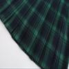 ZHANCHTONG Women's High Waist A-Line Pleated Mini Skirt Short Tennis Skirt (05 Green Plaid, XXL) view 4