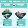 SZHLUX Camping Hammock Double & Single Portable Hammocks with 2 Tree Straps, Great for Hiking,Backpacking,Hunting,Outdoor,Beach,Camping view 2