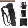 KRATARC Archery Lightweight Back Arrow Quiver Dual Use Foldable Compact Hip Arrows Bag with Molle System Pocket Hanged for Target Shooting Hunting (Black) view 3