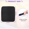 Anglekai 3 Pack Bowling Ball Towels, 10" x 8" Microfiber Bowling Shammy Accessories with Easy-Grip Dots Non-Slip (Purple) view 2