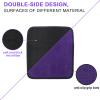 Anglekai 3 Pack Bowling Ball Towels, 10" x 8" Microfiber Bowling Shammy Accessories with Easy-Grip Dots Non-Slip (Purple) view 3