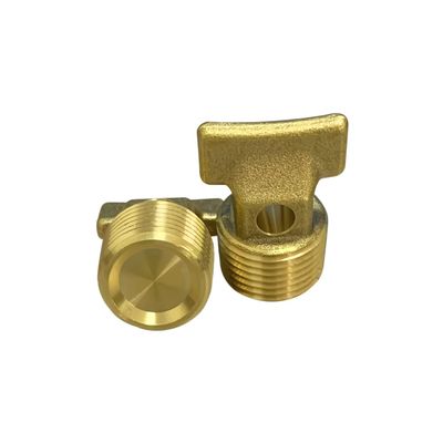 Boat Garboard Drain Plug - 1/2" NPT Thread,Solid Brass Drain Plugs commonly Used in Boat Hulls 2pcs