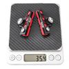 BBxunsless Bicycle C Caliper Extended Brake Pad (Set of 2) Wear-Resistant Replaceable Aluminum Alloy Rim Brake for Road, MTB, Folding Bike (Black-Red) view 4