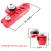 BBxunsless Bicycle C Caliper Extended Brake Pad (Set of 2) Wear-Resistant Replaceable Aluminum Alloy Rim Brake for Road, MTB, Folding Bike (Red) view 3