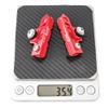 BBxunsless Bicycle C Caliper Extended Brake Pad (Set of 2) Wear-Resistant Replaceable Aluminum Alloy Rim Brake for Road, MTB, Folding Bike (Red) view 4
