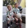 HINTINA Toddler Little Boy Shorts Set Hawaiian Outfit Short Sleeve leaf Floral Flower Shirt Summer Clothes Set Suit 2-3T view 4