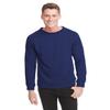 Unisex French Terry Raglan Crew Cool Blue view 1
