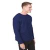 Unisex French Terry Raglan Crew Cool Blue view 2