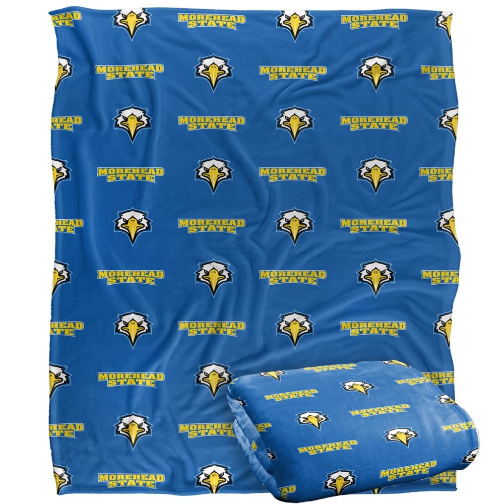 Morehead State University Blanket, 50"X60" Logo Pattern,Silky Touch Super Soft Throw Blanket 50" x 60"
