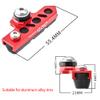 BBxunsless Bicycle C Caliper Extended Brake Pad (Set of 2) Wear-Resistant Replaceable Aluminum Alloy Rim Brake for Road, MTB, Folding Bike (Red-Black) view 3