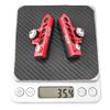BBxunsless Bicycle C Caliper Extended Brake Pad (Set of 2) Wear-Resistant Replaceable Aluminum Alloy Rim Brake for Road, MTB, Folding Bike (Red-Black) view 4