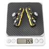 BBxunsless Bicycle C Caliper Extended Brake Pad (Set of 2) Wear-Resistant Replaceable Aluminum Alloy Rim Brake for Road, MTB, Folding Bike (Black-Yellow) view 3