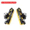 BBxunsless Bicycle C Caliper Extended Brake Pad (Set of 2) Wear-Resistant Replaceable Aluminum Alloy Rim Brake for Road, MTB, Folding Bike (Black-Yellow) view 4