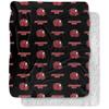 Jacksonville State University Blanket, 50"X60" Logo Pattern,Silky Touch Sherpa Back Super Soft Throw Blanket view 1