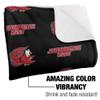 Jacksonville State University Blanket, 50"X60" Logo Pattern,Silky Touch Sherpa Back Super Soft Throw Blanket view 3