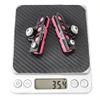 BBxunsless Bicycle C Caliper Extended Brake Pad (Set of 2) Wear-Resistant Replaceable Aluminum Alloy Rim Brake for Road, MTB, Folding Bike (Black-Pink) view 4