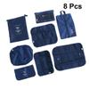 8pcs Set Suitcase Organiser Bags Travel Luggage Organizers Practical Suitcase Travel Storage Bags for Women Organizer Duffel Compression Make up Miss view 4