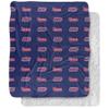 University of Illinois at Chicago Blanket, 50"X60" Logo Pattern,Silky Touch Sherpa Back Super Soft Throw Blanket view 1