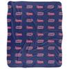 University of Illinois at Chicago Blanket, 50"X60" Logo Pattern,Silky Touch Sherpa Back Super Soft Throw Blanket view 2