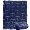 Worcester State University Blanket, 50"X60" Logo Pattern,Silky Touch Super Soft Throw Blanket 50" x 60" view 1
