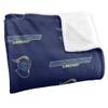 Worcester State University Blanket, 50"X60" Logo Pattern,Silky Touch Super Soft Throw Blanket 50" x 60" view 3
