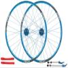 Wheelset 26Inch Bicycle Wheel,32 Hole Double Wall Alloy Rim MTB Mountain Bike Wheel Set Quick Release Disc Brake 7 8 9 10 Speed Road Wheel (Color : Blue, Size : 26inch) view 1