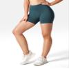 YEOREO Women High Waist Workout Yoga Gym Smile Contour Seamless Cycling Shorts Navy S view 4