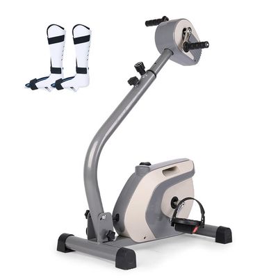 Motorized Exercise Bike, Dual Hand And Foot Recovery Exerciser with Protector Bracket, Adjustable Fitness Rehab Peddler Exerciser for Seniors and Disabled