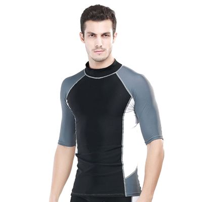 YUSHUREN Men Wetsuit 3mm Neoprene Short Sleeve Wetsuit Jacket Swimming Surfing Diving Suit Top and Shorts for Adult & Youth (Color : Jacket, Size : Aldult/2XL)