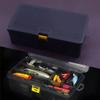 ciciTree Waterproof Plastic Double Layers Fishing Tackle Box Lures Bait Storage Case Container Organizer view 3