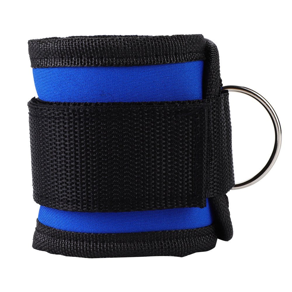 Alvinlite Ankle Weights, Weight-Bearing Power Strap Foot Ring Fitness Ankle Straps for Strength Training Jogging (Blue)