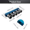 Heyiarbeit Plasitc Hand Tally Counter 4-Digit Tally Counters Mechanical Palm Counter Clicker Counter Handheld Pitch Click Counter Number Count for Row, People, Golf, Lap & Knitting, Sliver view 2
