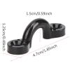 Shanrya Canoe Cleats, 12PCS Plastic Boat Dock Canoe Accessory Variety Canoes for Hanging Rope/Hook view 4